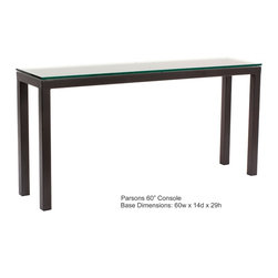 Parsons 60" Console by Charleston Forge - Side Tables And End Tables