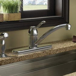 Moen Adler Chrome one-handle kitchen faucet - Kitchen Faucets