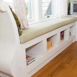 Curved Window Seat with Storage - Living Room Chairs