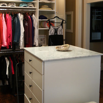 Marble Top Island, Dressing Room - Hers