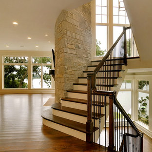 Split Level Traditional Staircase Photos | Houzz