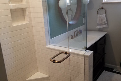 Elegant bathroom photo in Denver