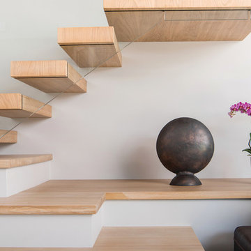 Escalier suspendu