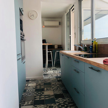 Réaménagement d'une cuisine dans un appartement à Roquebrune Cap Martin (06)