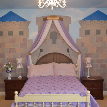 Castle theme bedroom.