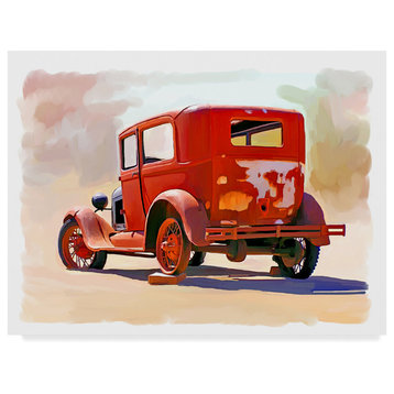 "Old Car" by Ata Alishahi, Canvas Art, 32"x24"