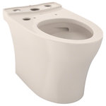 Toto - Toto Aquia IV WASHLET+ Elong Toilet Bowl With CEFIONTECT SB, CT446CUGT40#12 - The TOTO Aquia IV T20 WASHLET+ Elongated Skirted Toilet Bowl with CEFIONTECT is designed for use with the Aquia IV tank. The Skirted Design conceals the trapway, which enhances the elegant look of the toilet and adds an additional level of sophistication. Skirted Design toilets also minimize the need to reach behind the bowl to clean the nooks and crannies of the exterior trapway. When paired with its tank, the Aquia IV features TOTO's DYNAMAX TORNADO FLUSH, utilizing a 360 degree cleaning power to reach every part of the bowl. This version of the Aquia IV includes CEFIONTECT, a layer of exceptionally smooth glaze that prevents particles from adhering to the ceramic. This feature, coupled with the DYNAMAX TORNADO FLUSH , assists to reduce the frequency of toilet cleanings, minimizing the usage of water, harsh chemicals, and time required for cleaning. The enhanced design of the Aquia IV inner bowl reduces water flow resistance and turbulence, resulting in a quieter flush. The Aquia IV bowl offers TOTO T40 WASHLET+ compatibility for when you are ready to upgrade. Compatible with T40 WASHLET+ electronic bidet seat models only. The WASHLET+ toilet features a channel on the bowl surface to help conceal your WASHLET+ supply line and power cord for seamless integration. When paired with its tank, the Aquia IV meets the standards for EPA WaterSense, and California's CEC and CALGreen requirements. The Aquia IV comes ready for install into a 12" rough-in, but may be adapted for a 10" or 14" rough-in with the purchase of a separately sold adapter. Additional items needed for installation and use must be purchased separately: ST446EM or ST446UM tank, wax ring, toilet mounting bolts, water supply lines, and T40 WASHLET+ or seat designed for WASHLET+ models.