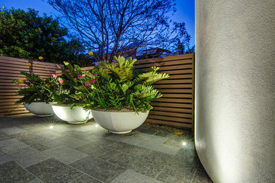 Contemporary patio in Brisbane.