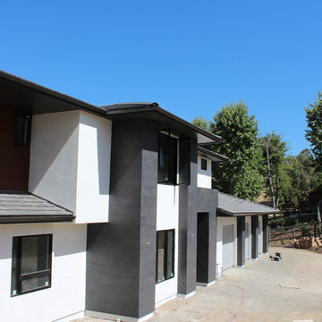Temecula Ca. Soffit, Fascia, Gutters, Downspouts, Beam Cap, After Stucco