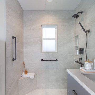 Contemporary Guest Bathroom San Diego