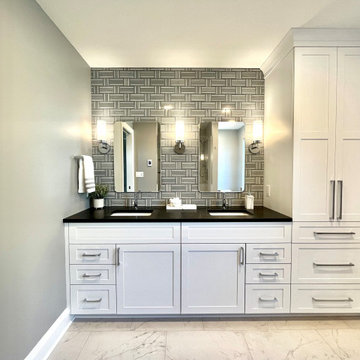 Bathroom Vanity and Backsplash tile