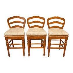 French Provincial Style Counter Stools - Bar Stools And Counter Stools