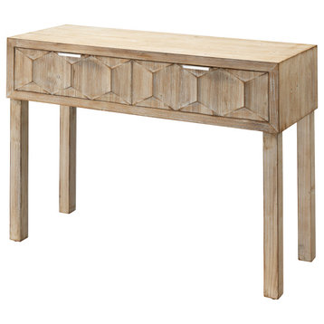Juniper Two-Drawer Wood Console Table
