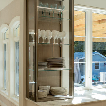 Harmonious Blend: A Tranquil Transitional Kitchen Oasis