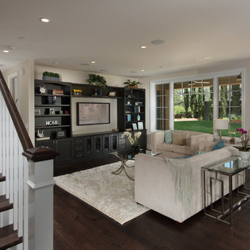 Transitional Family Room