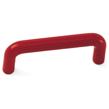 3" Plastic Wire Pull - Red