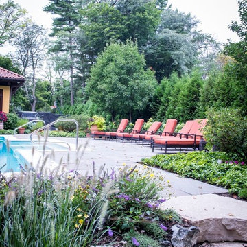 Colorful Outdoor Living in Glenview