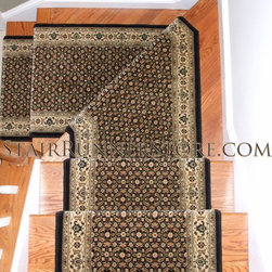 Pie Steps Stair Runner Installations - Hall And Stair Runners