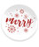 Holiday Cheers Coupe 8.5" Salad Plate, Set Of 4