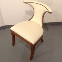 Cockfight style chair in Walnut - Armchairs And Accent Chairs