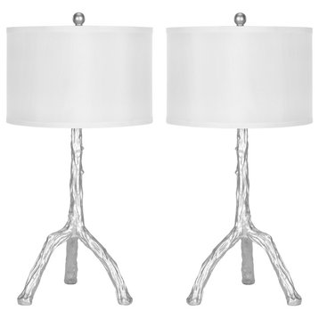 Safavieh Silver 29" Branch Table Lamps, Set of 2
