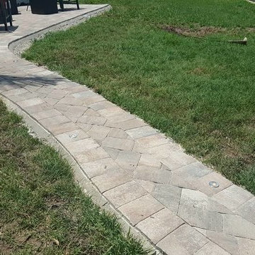 Patio and Integrated Paver Lighting