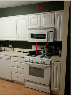 Microwave clearance from stovetop - Interior Inspections