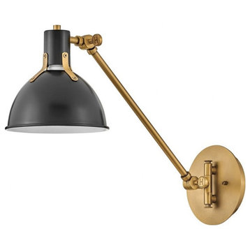1 Light Wall Mount In Industrial and Scandinavian Style-10.25 Inches Tall and 7