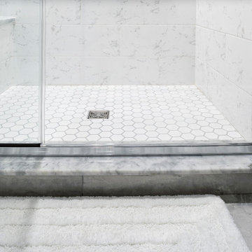 Condo Bathroom Remodel With Custom Tile Shower Pan
