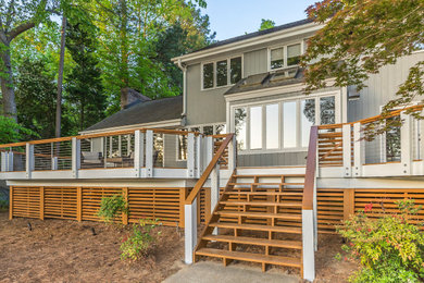 Inspiration for a contemporary home design remodel in Raleigh