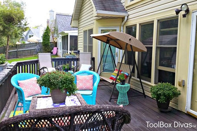 Inspiration for a large eclectic deck remodel in DC Metro