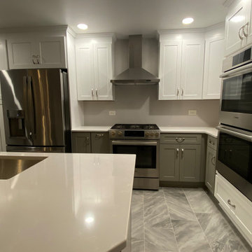 Beautiful Kitchen Transformation With New Two-Tone Cabinets
