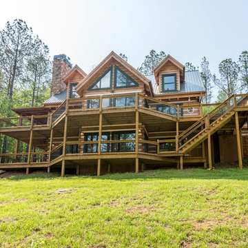Custom Traditional Log System Home