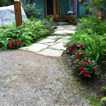 Main entry permeable walkway