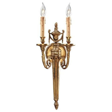 Metropolitan N9602 Metropolitan 2 Light 20" Tall Wall Sconce - Stained Gold