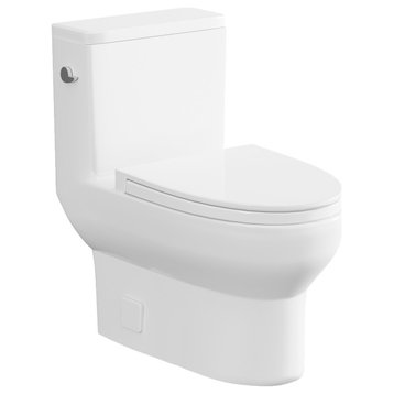 Eviva Denali 1-Piece Toilet, White
