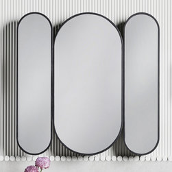ISSY Blossom Triple Mirror Cabinet - Medicine Cabinets