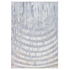 Roxy Grey/Gold Palette Abstract Plush Area Rug, 7'6 X 10'