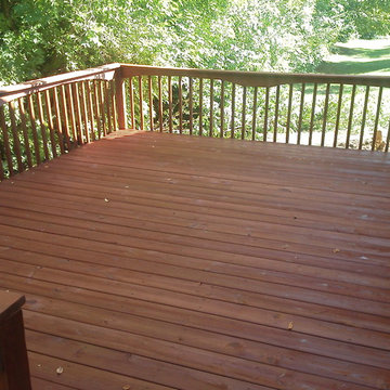 Solid Color Deck Strip - Re Stain With Semi Transparent