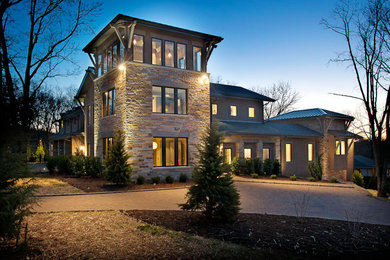 Example of a minimalist exterior home design in Nashville