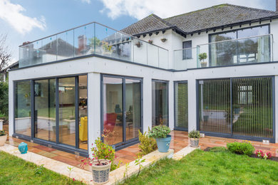 Extension with balcony in North Bristol