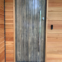 Accoya doors with natural finish - Front Doors