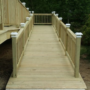 Handicap Ramp with RDI ADA Railings