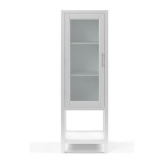 Kendall Bathroom Tall Storage Cabinet, White