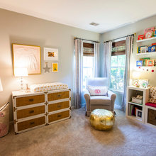 Quinn's Gray, Pink & Gold Nursery