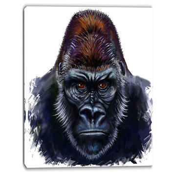 "Gorilla Male" Animal Canvas Print, 30"x40"