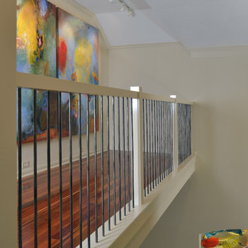 League City Renovation with art as focal points