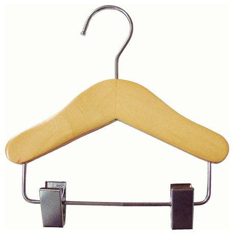Small Combo Hanger With Clips, Box of 6