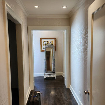 Wallpaper installation Hallway in San Diego