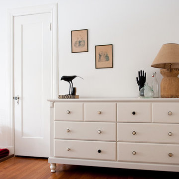 Bright white bedroom
